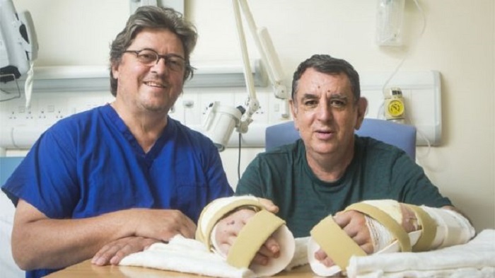 Double hand transplant: UK`s first operation `tremendous` success